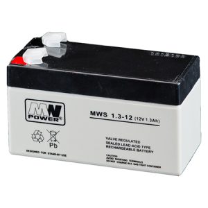 ACUMULATOR STATIONAR AGM VRLA 12V 1.3AH MWS | wauu.ro