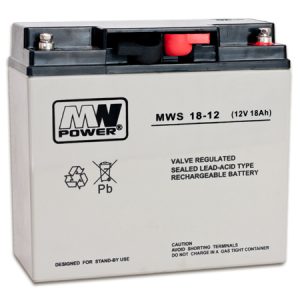 ACUMULATOR STATIONAR AGM VRLA 12V 18AH MWS | wauu.ro