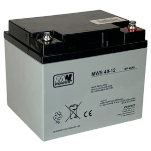 ACUMULATOR STATIONAR AGM VRLA 12V 40AH MWS | wauu.ro