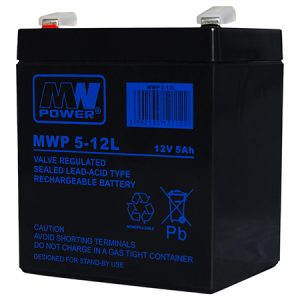 ACUMULATOR STATIONAR AGM VRLA 12V 5AH MWP | wauu.ro