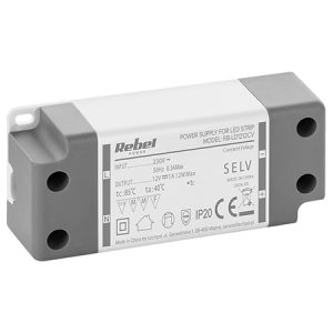 ALIMENTATOR BANDA LED IP20 12V 1A 12W REBEL | wauu.ro