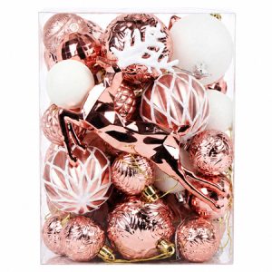 ORNAMENTE DE CRACIUN / ROZ 48P | wauu.ro