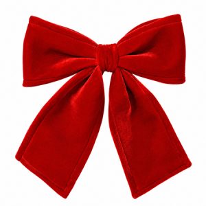 FUNDA DECORATIVA BURETATA 45X42CM / ROSU | wauu.ro