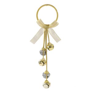CLOPOTEL METALIC DE CRACIUN 30X8CM SYTLDA | wauu.ro