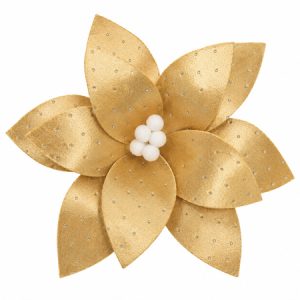 FLOARE DECORATIVA DE CRACIUN 26X15CM SYSDH | wauu.ro