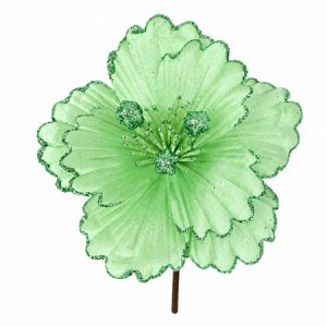 FLOARE DECORATIVA DE CRACIUN 27X17CM SYSDH | wauu.ro
